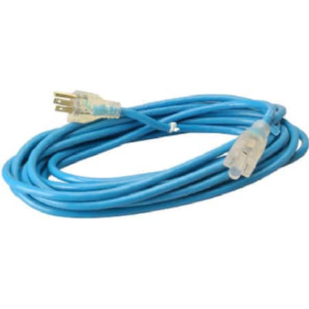 Master Electronics Extension Cord, 1 Outlets, Blue, 25 ft 834715